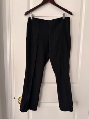 The Row Black Tailored Straight-Leg Trousers